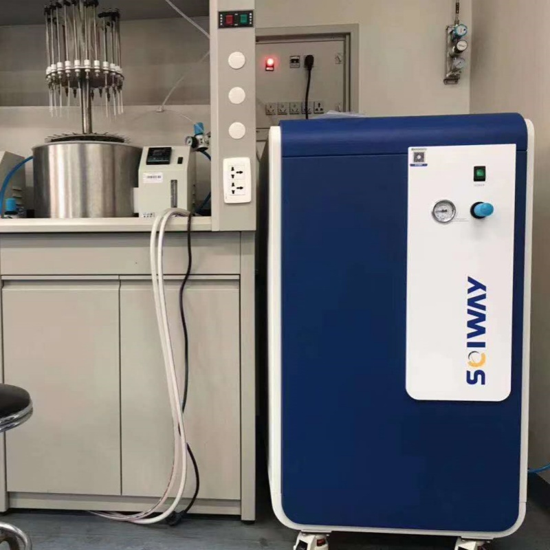 Generador de nitrógeno Sciway en el laboratorio del cliente